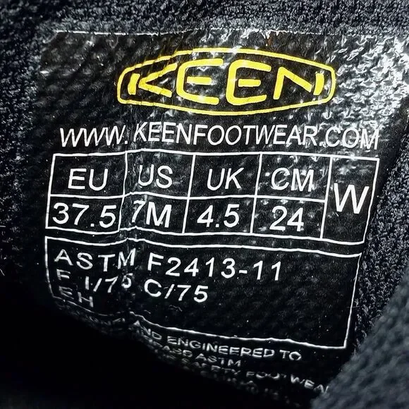 KEEN Utility Springfield Aluminum Toe Safety Work Shoes - Women’s Size 7 - Picture 8 of 8